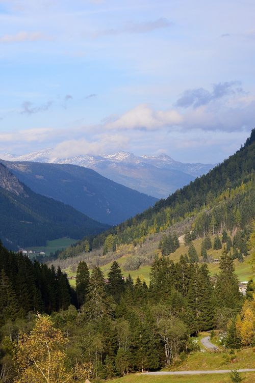 Gschnitztal, Gschnitz, Kalnai, Ruduo, Tyrol, Austria