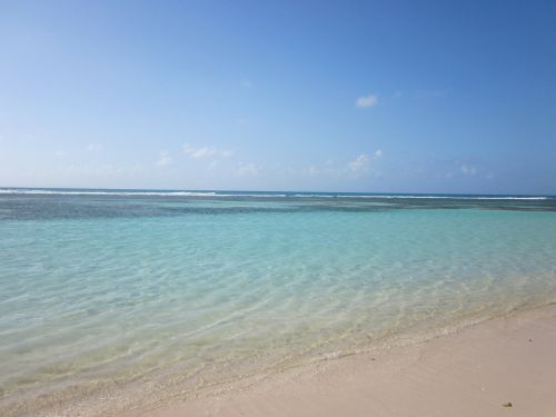 Gvadelupa, Karibai, Mažesnės Antillės, Vanduo, Jūra, Papludimys