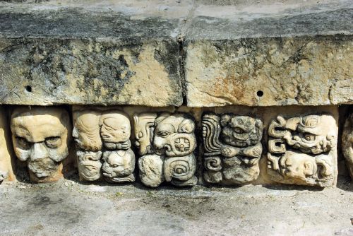Gvatemala, Coban, Maya, Glyph, Rašymas, Griuvėsiai
