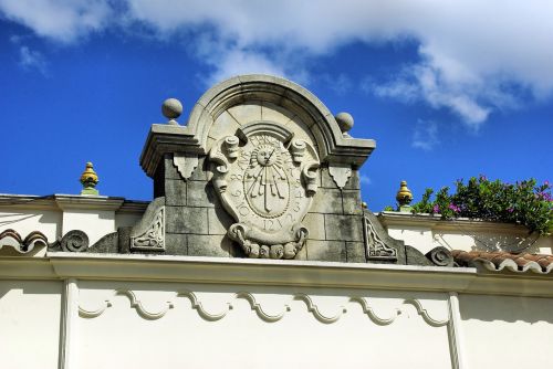 Gvatemala, Antigua, Saulės Laikrodis, Frontonas, Laikas, Fasadas, Surinkti, Architektūra, Saulės Energija