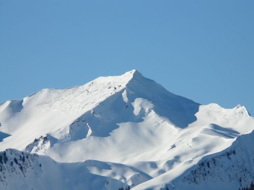 Guentlespitze, Alpių, Allgäu, Kalnas, Sniego Kupolas, Sniego Kalnas, Žiemą, Gražus, Šaltas, Ledinis, Snieguotas, Puiku, Aukščiausiojo Lygio Susitikimas
