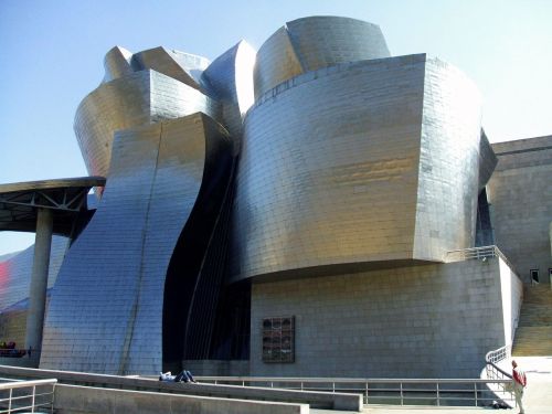 Guggenheimas, Muziejus, Bilbao, Ispanija, Kultūra, Pastatas, Architektūra, Šiuolaikiška, Menas