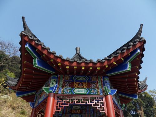 Guilinas, Yongfu, Fengshan Parkas, Paviljonas