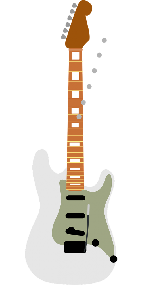 Gitara, Instrumentas, Muzikinis, Styginis, Žaisti, Elektrinis, Nemokama Vektorinė Grafika
