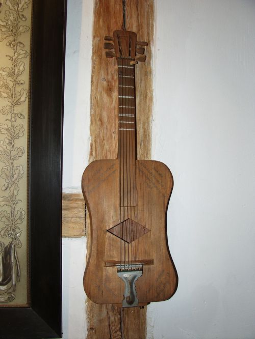 Gitara, Muzika, Instrumentas, Mediena, Senovinis, Heimatmuseum Thannhausen, 19 A ., Menas