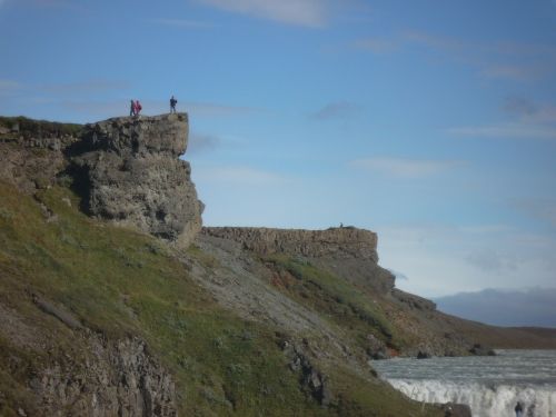 Gullfoss, Krioklys, Upė, Hvítá, Ölfusá, Haukadalur, Islandija, Pobūdį, Kraštovaizdis