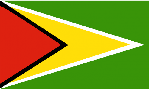Guyana, Vėliava, Šalis, Simbolis, Tauta, Ženklas, Pietų Amerika, Nemokama Vektorinė Grafika