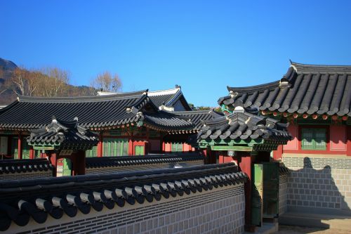Gyeongbok Rūmai, Karališkasis Rūmai, Seulas, Korėja, Tradicinis, Architektūra