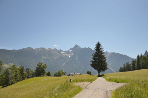 Haderlehn, Sautens, Oetztalas, Kalnai, Vaizdas, Austria, Tyrol