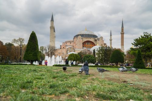 Hagia Sophia, Istanbulas, Turkija, Miestas, Cami, Architektūra, Mėlyna Mečetė