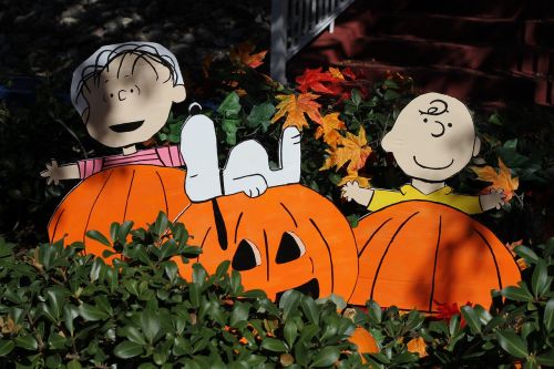 Padėka, Moliūgas, Halloween, Snoopy, Čarlis Braunas