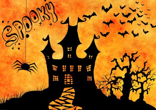 Halloween, Keista, Sirrealis, Atmosfera, Creepy, Voras, Siluetas, Laimingas Halloween
