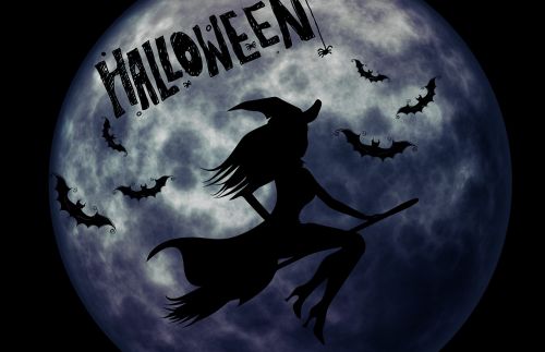 Halloween, Ragana, Keista, Sirrealis, Atmosfera, Šikšnosparnis, Siluetas
