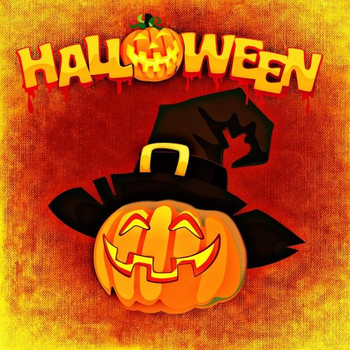 Halloween, Moliūgas, Ruduo, Skrybėlę, Spalio Mėn