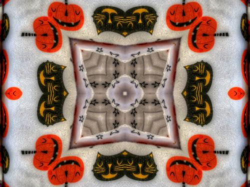 Halloween,  Kaleidoskopas,  Oranžinė,  Moliūgas,  Moliūgas & Nbsp,  Katė,  Juoda & Nbsp,  Katė,  Dizainas,  Fonas,  Tapetai,  Halloween Kaleidoskopas