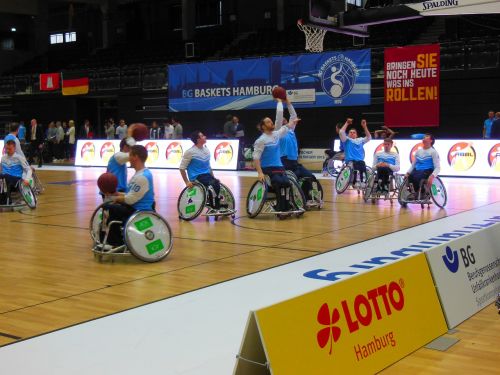 Hamburgas, Krepšinio Puodelis, Mobilumas, Sportas, Neįgaliųjų Vežimėlių Vartotojai