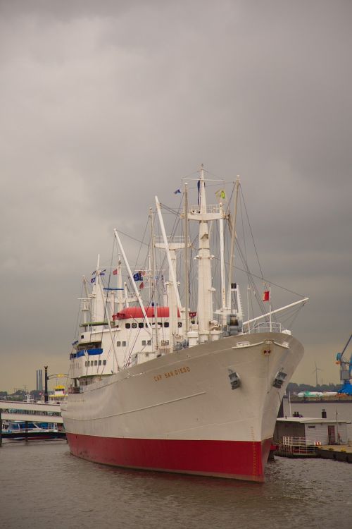 Hamburgas, Muziejaus Laivas, Dangtelis San Diegas