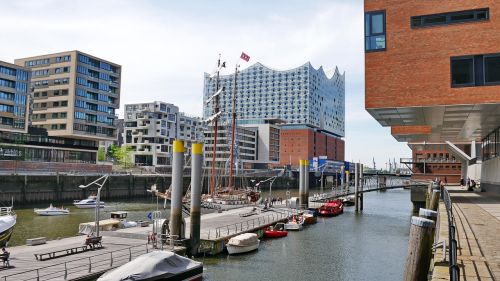Hamburgas, Uostas, Elbe, Elbės Filharmonijos Salė, Jūrų, Orientyras, Hamburgo Panorama