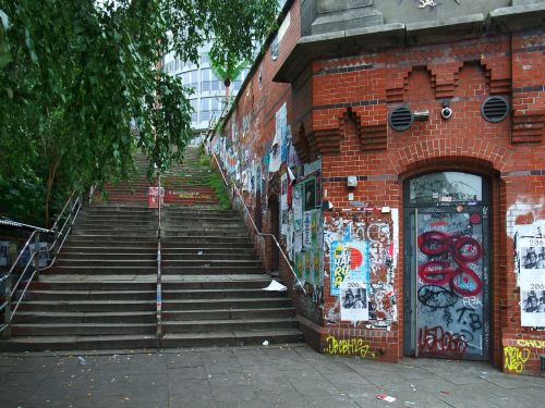 Hamburgas, Vokietija, Uosto Miestas, Laiptai, Scena