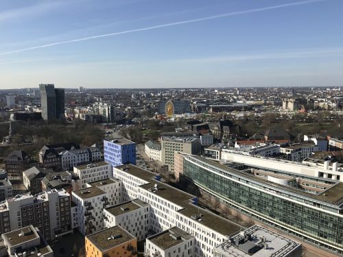 Hamburgas, Panorama, Hamburgo Panorama, Hanzos Miestas, Vokietija, Architektūra, Pastatas, Šiaurinė Vokietija