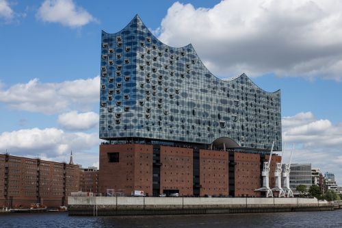 Hamburgas, Elbės Filharmonijos Salė, Architektūra, Elbe, Pastatas, Stiklo Fasadas