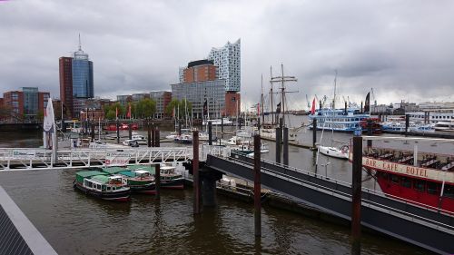 Hamburgas, Uostas, Užjūrio Tiltas, Uosto Miestas, Elbe, Elbės Filharmonijos Salė, Lankytinos Vietos