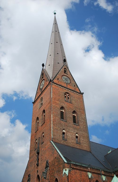 Hamburgas, Vokietija, Bažnyčia, Bokštas, Krikščionis, Europa