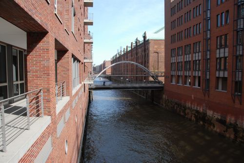 Hamburgas, Uostas, Speicherstadt, Kanalas, Laivynas, Šiaurinė Vokietija, Architektūra, Vanduo