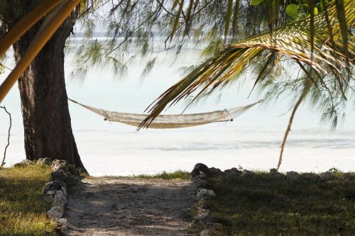 Hamakas, Zanzibaras, Šventė, Smėlio Paplūdimys Rojus, Afrika, Tanzanija, Egzotiškas, Vaizdas