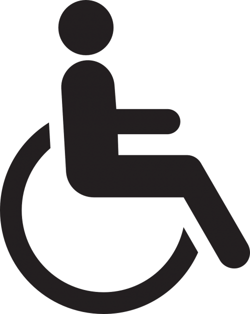 Neįgalieji, Kėdė, Neįgaliųjų Vežimėlis, Ratas, Neįgalus, Logotipas, Ženklas, Prieiga, Piktograma, Simbolis, Negalia, Prieinama, Siluetas, Asmuo, Gabenimas, Nemokama Vektorinė Grafika