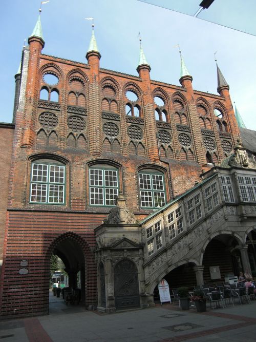 Hanzos Miestas, Lübeck, Miesto Rotušė, Istoriškai, Pastatas, Architektūra, Liaudies Lygos, Pėsčiųjų Zona