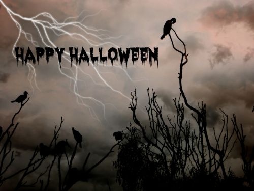 Halloween,  Baugus,  Spalio Mėn,  Paukščiai,  Baisu,  Juoda & Nbsp,  Paukštis,  Juoda & Nbsp,  Paukščiai,  Halloween & Nbsp,  Naktį,  Apšvietimas,  Laimingas Halloween