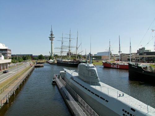 Uosto Muziejus, U Valtis, Boot, Laivas, Jūrų Muziejus, Bremerhaven, Turizmas, Vanduo, Uostas