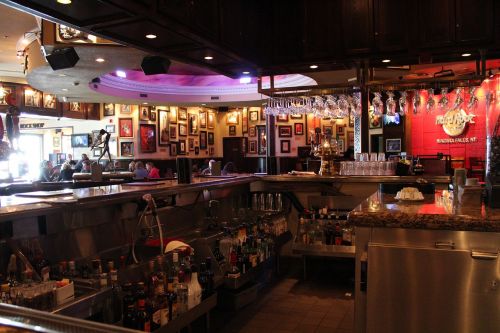 Hard Rock Café, Baras, Restoranas, Baras, Usa, Erie Ežeras, Niagara, Viduje, Architektūra