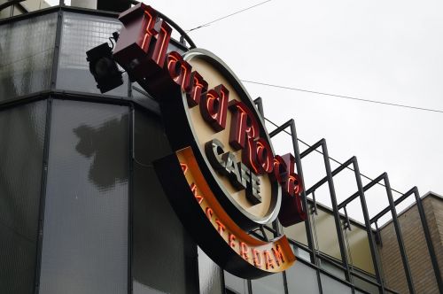 Hard Rock Cafe, Amsterdamas, Logotipas