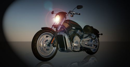 Harley, Davidson, Motociklas, Motociklai, Harley Davidson, Mašina, Dviračių Transporto Priemonė, Senas Motociklas, Transporto Priemonė, Atvaizdavimas, 3D Modelis, Vizualizacija, 3D