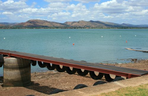 Užtvankos,  Vanduo,  Aqua,  Prieplauka,  Hartbeespoort Užtvankos Su Jetty