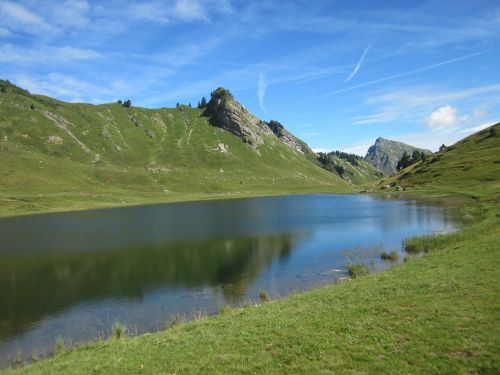 Haute-Savoie, Kalnas, Ežeras, Vanduo, Kraštovaizdis, Alpės, Rando