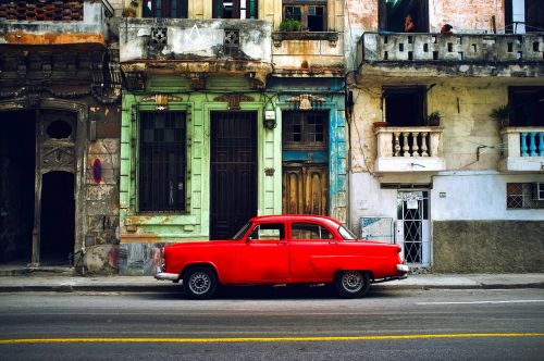 Havana, Kuba, Miestas, Miesto, Pastatai, Automobilis, Automatinis, Automobilis, Kelionė, Gabenimas, Vintage, Klasikinis, Gatvė, Turizmas, Hdr
