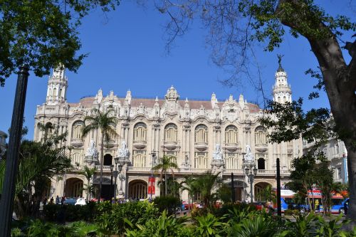 Havana, Kuba, Karibai, Senamiestis, Fasadas, Gyvas