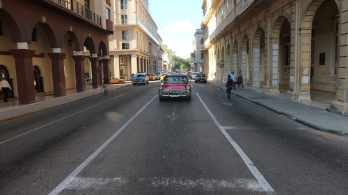 Havana,  Kuba,  Oldtimer,  Istorinis Centras,  Kelių,  Architektūra