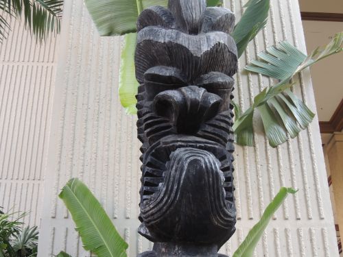 Hawaii,  Havajų Kalba,  Tiki,  Raižyti,  Kaukė,  Tribal,  Menas,  Statula,  Havajų Tiki Kaukė
