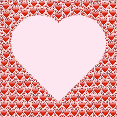 Širdis, Meilė, Rėmas, Myliu Širdį, Valentine, Raudona, Romantika, Romantiškas