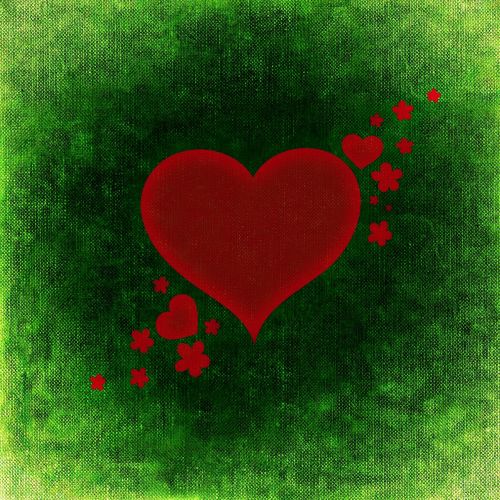 Širdis, Valentino Diena, Atvirukas, Romantika, Meilė
