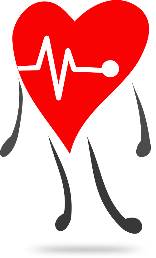 Širdis, Meilė, Signalas, Impulsas, Asmuo, Širdies Plakimas, Ekg, Elektrokardiogramma, Kardiologija, Nemokama Vektorinė Grafika