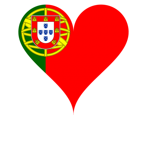 Širdis, Meilė, Portugal, Vėliava, Herbas, Širdies Formos