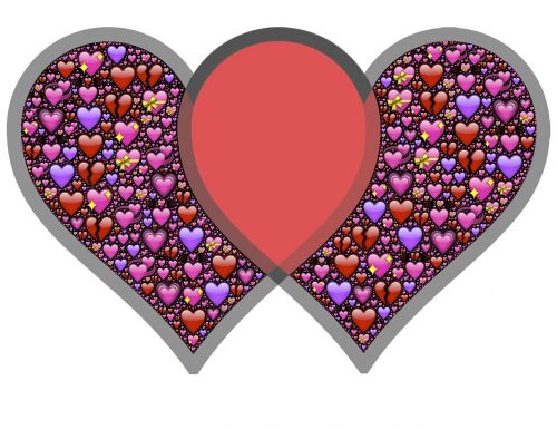 Širdis, United, Abipusis, Santykiai, Valentines, Bendravimas, Jungtis, Simbolis, Mus, Myliu Širdį, Širdies Formos, Ryšys, Meilė, Bendruomenė, Partnerystė, Santuoka