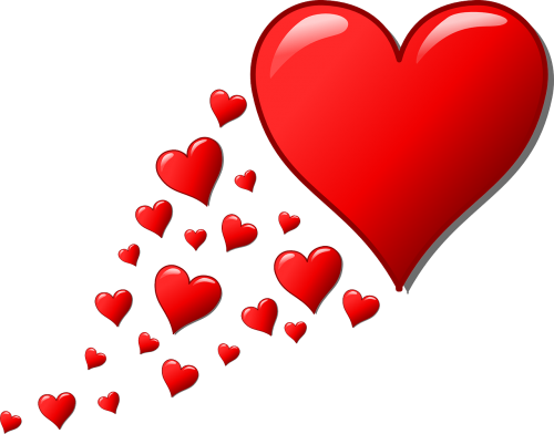 Širdis, Takas, Valentine, Romantiškas, Raudona, Nemokama Vektorinė Grafika