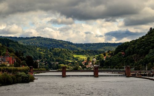 Heidelbergas, Neckar, Miestas, Vokietija