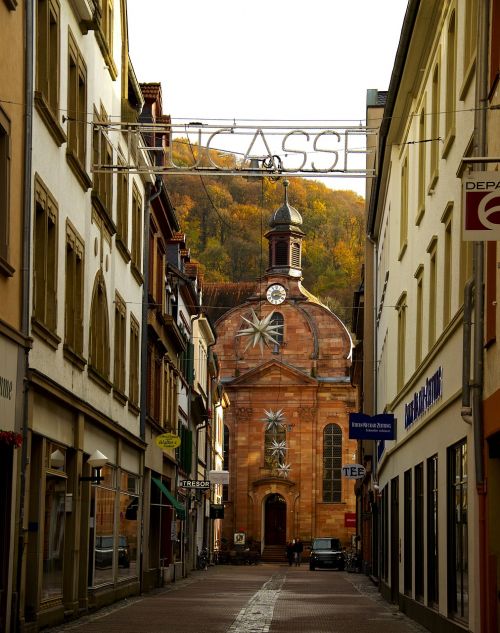 Heidelbergas, Senamiestis, Vokietija, Architektūra, Stadtmitte, Istoriškai